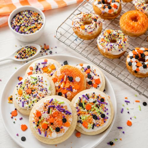 Image of Sprinkles for Cake Decorating Edible Pearls 10.8oz Halloween Sprinkles Mix
