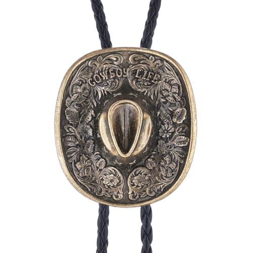 Image of Jeilwiy Bolo Tie for Men, Western Bolero Tie Cowboy Ties Native American Cowgirl Bolo Tie Accessories for Men Women