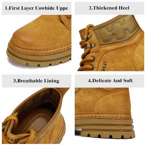 Work Boots Mens Womens Tactical Hiking Waterproof with Non Slip Comfortabe Outdoor Shoes2