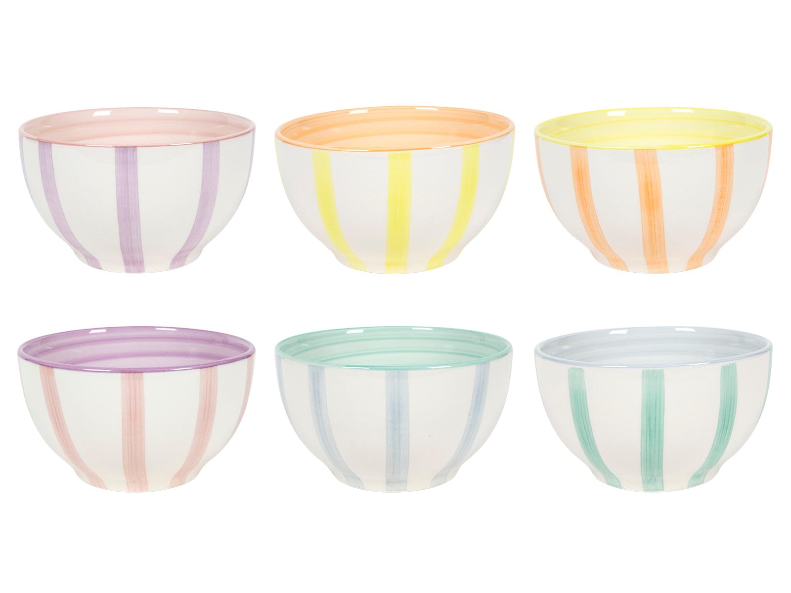 Cookinglife miski do zupy/miski wiosenne wibracje Ø 14 cm - 6 sztuk