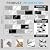 URCOLOR 10-Sheet Back Splashes for Kitchens Peel and Stick,12"x12" Self Adhesive Stick on Backsplash for Bathroom Black White Grey Marble Look