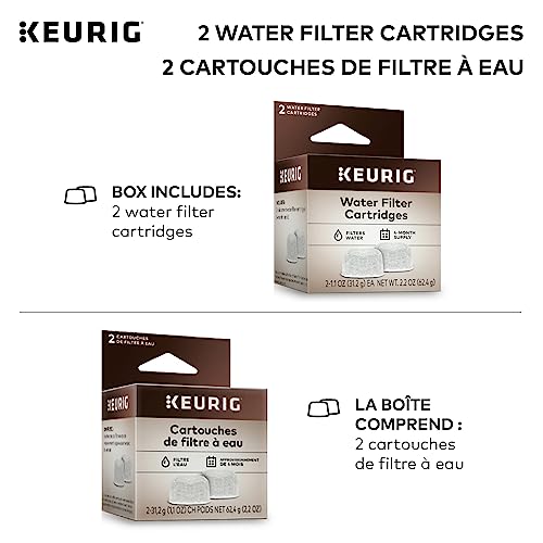 Keurig Water Filter Refill Cartridges, Replacement Water Filter Cartridges, Compatible with 2.0 K-Cup Pod Coffee Makers, 2 Count - image 2