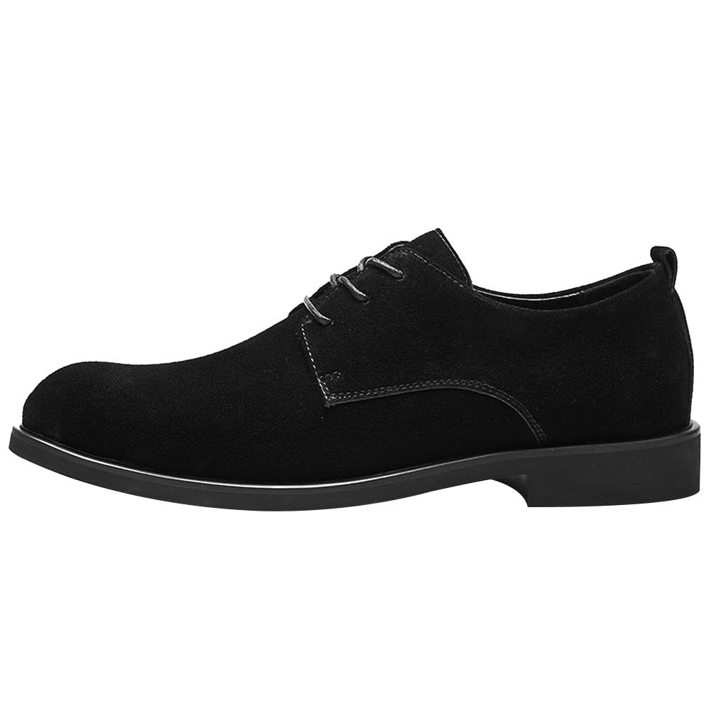 rismart Hombre Ante Oxford Semi Casual Zapatos de Cordones para Boda Trabajo Negocios
