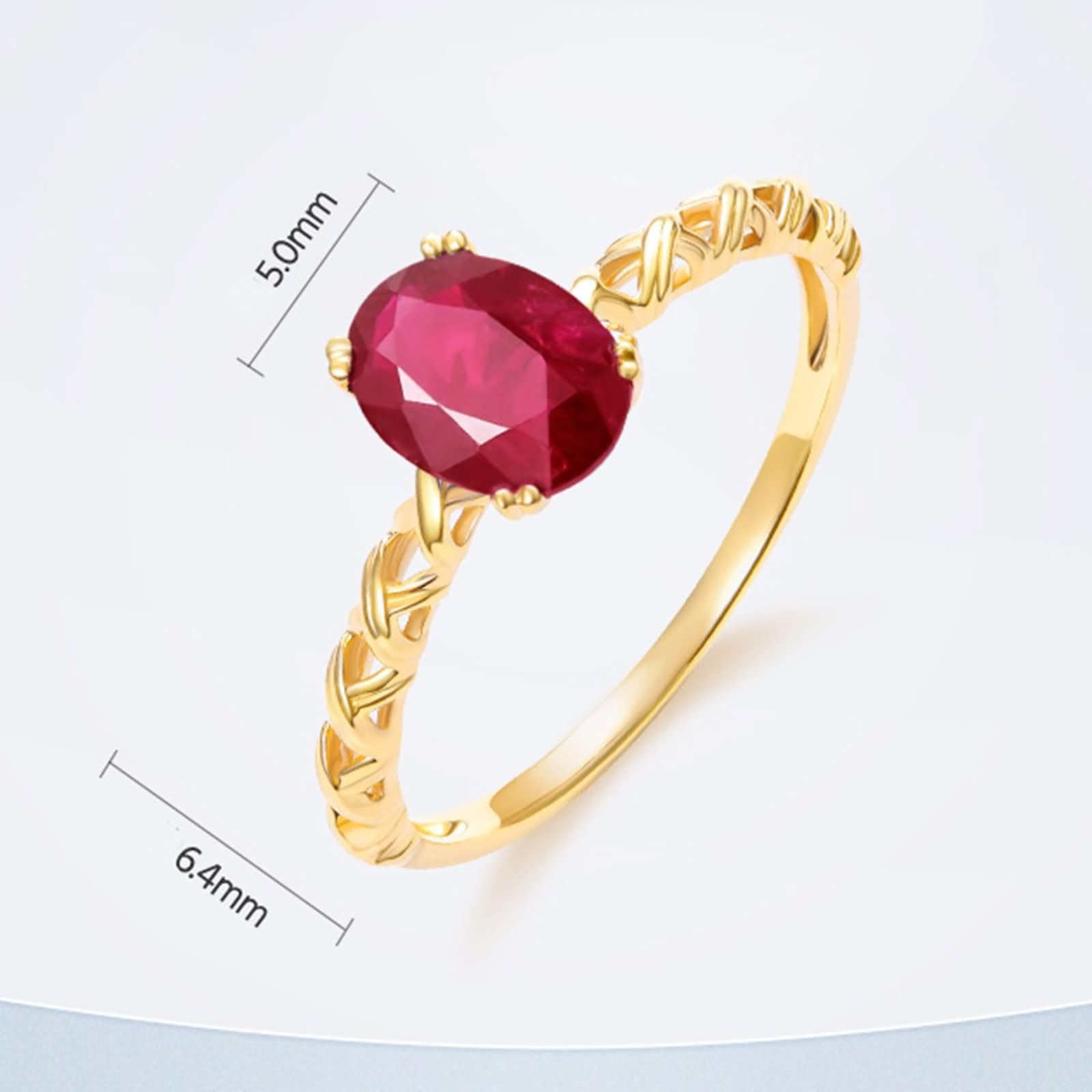 Anillos Boda Oro Blanco 9 Kilates / 14 Kilates / 18 Kilates Mujer, 4 Garras Oval con Zafiro de 1 ct y Diamante de 0,09 ct, Anillos de Plata Azul Boda Mujer