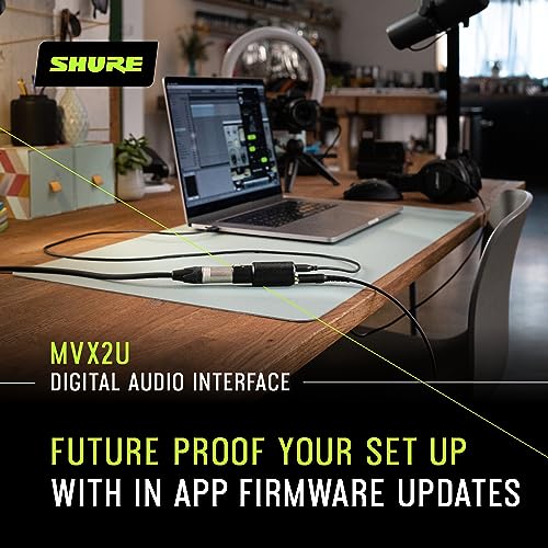 Shure MVX2U XLR-to-USB Audio Interface with Headphone Jack - image 7