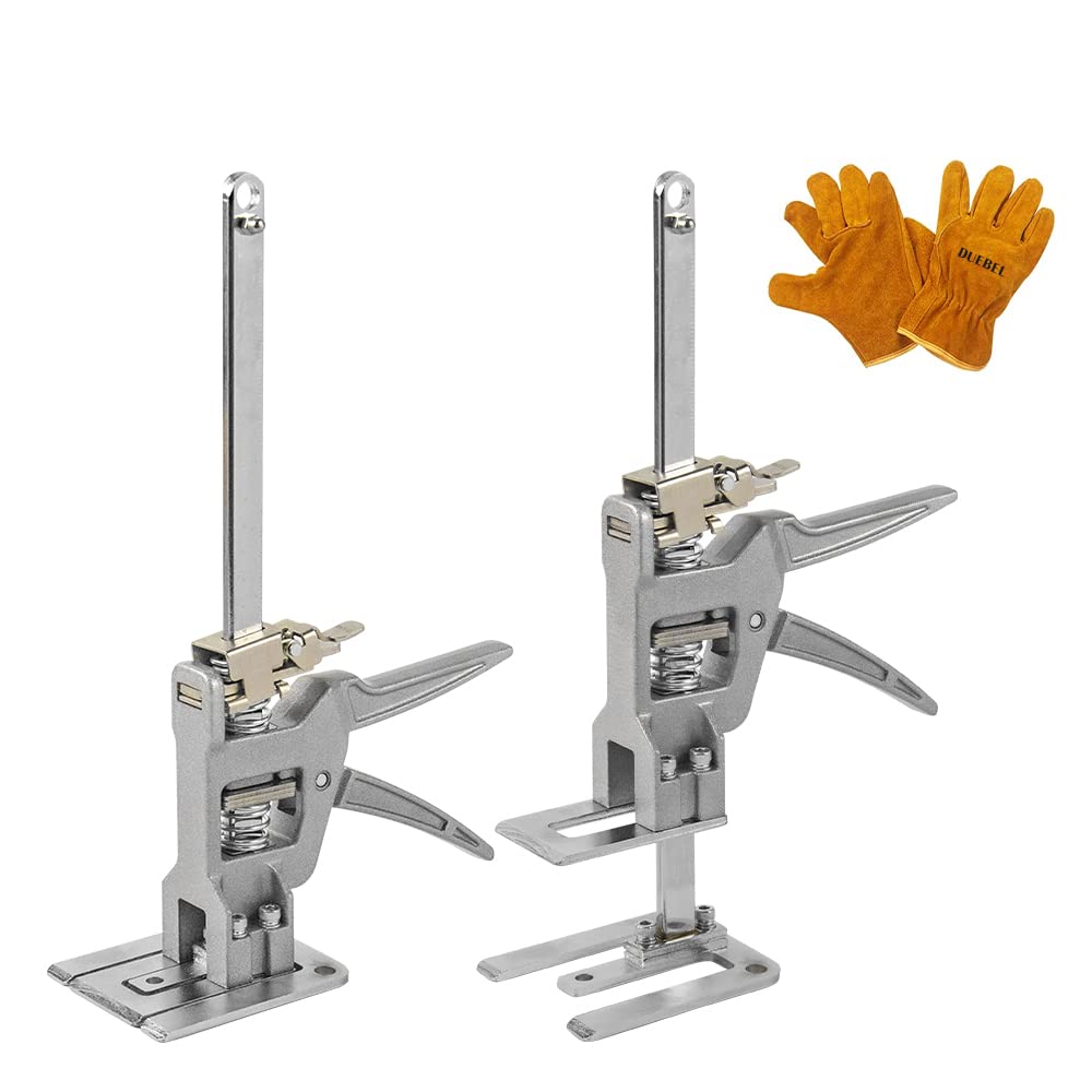 DUEBEL 2 Packs Aluminum Alloy Plasterboard Lifter Furniture Hand Tools Plastering Tools Wall