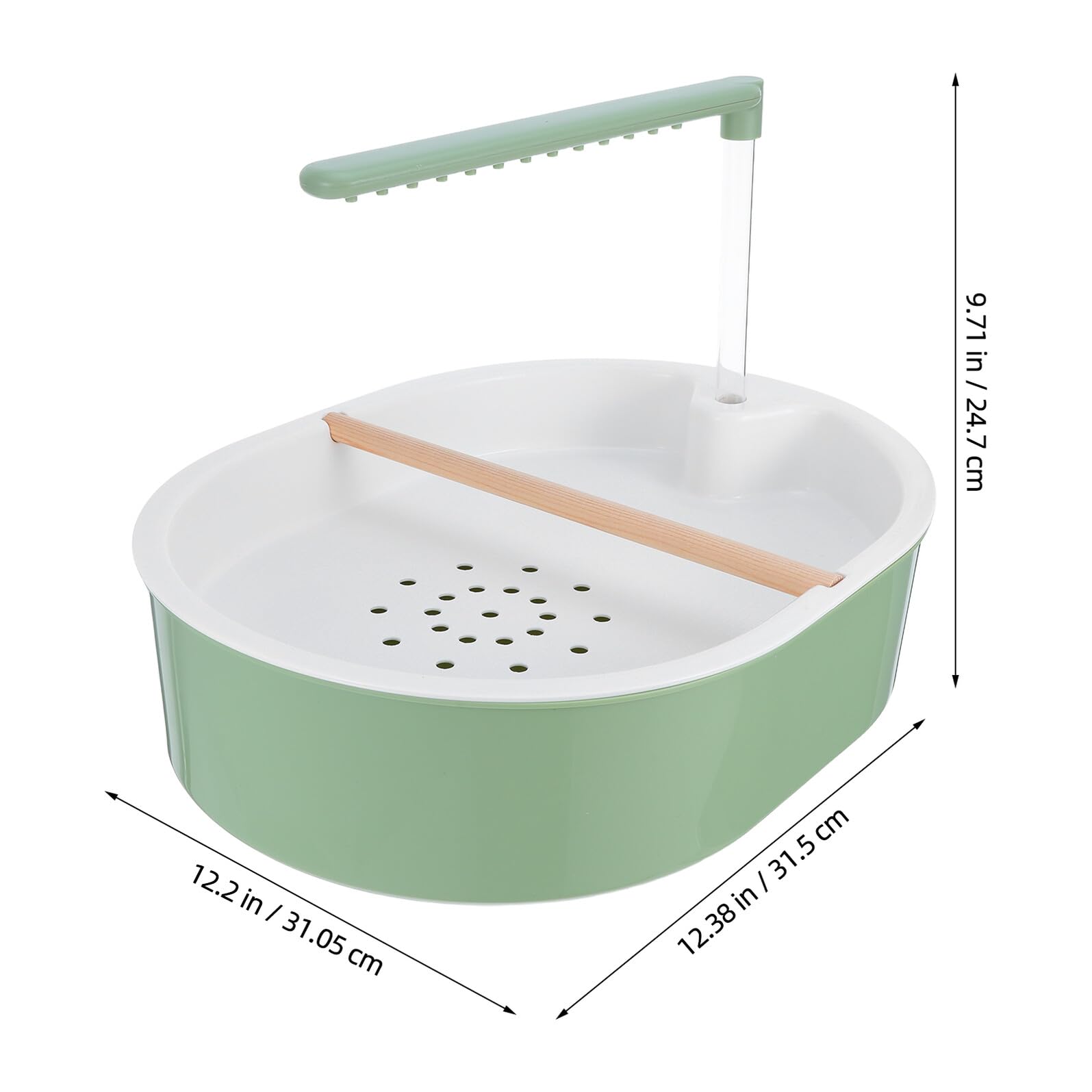 Vasca da Bagno Automatica per Uccelli con Pompa Silenziosa USB Doccia Circolazione d Acqua per Pappagalli Calopsitte Agapornis e Uccelli da Gabbia di Varie Dimensioni