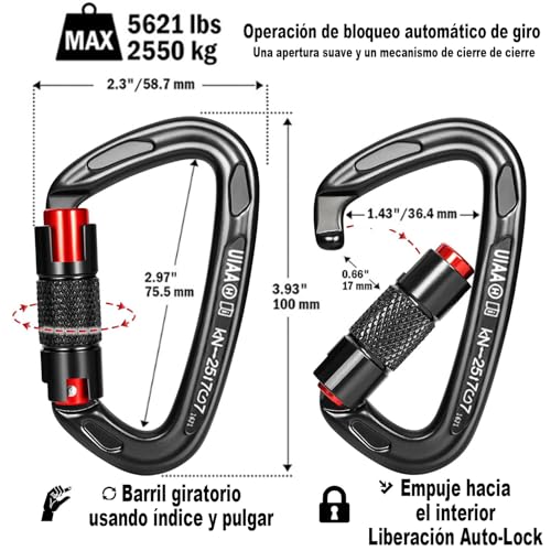 El Mejor Listado de Mosquetones de esta semana. 8 Mosquetones marca MARIA D (2)