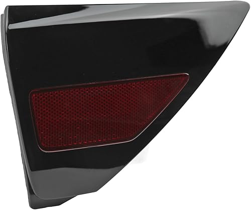 Luz reflector de parachoques trasero derecho, cubierta del reflector de la lámpara trasera de carga de la cubierta del puerto de repuesto para Y