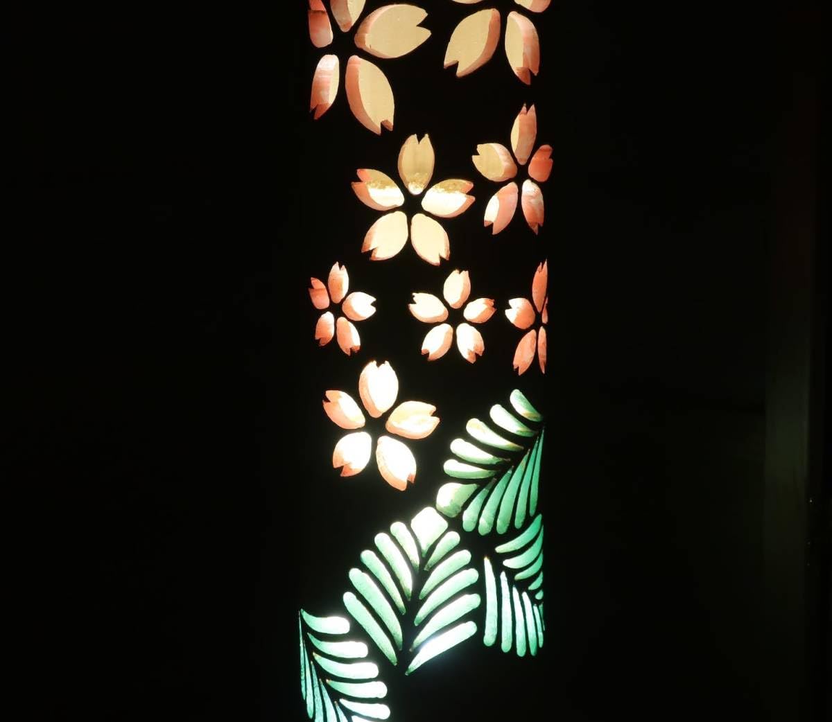 Amazon.co.jp: 竹灯り竹あかり竹灯籠 彩の灯り 彩桜 : ホーム