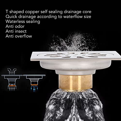 Bande de drainage de sol grand déplacement anti-engorgement pour douche - 6