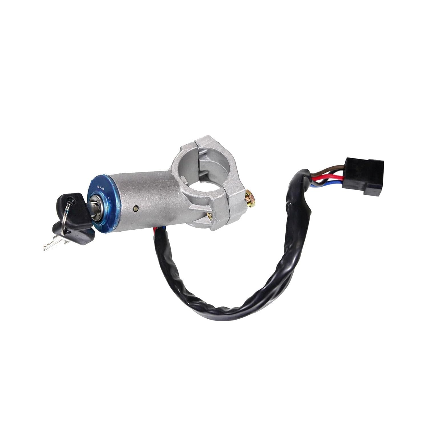 4479518 - Interruttore di accensione cilindrico, con 2 chiavi, serratura di accensione, per Fiat Ducato 280 290 A112 127 128 7555388 4354118