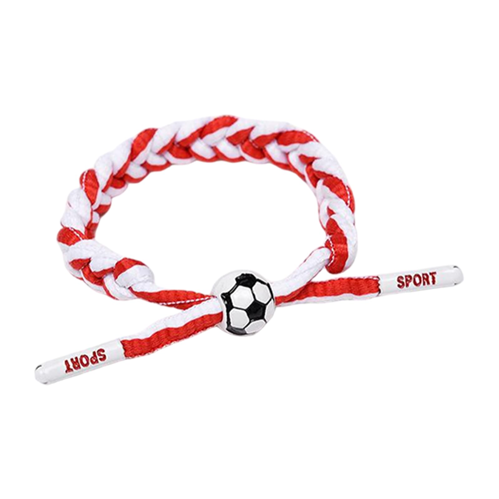 Football Cup of 2026 Bracelet Soccer Bracelets, Adjustable Braided Football Bracelet Stylish Soccer Fans Accessories for Men Women Boys Girls Team Gifts A12