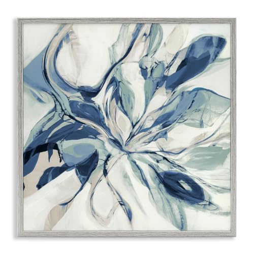 Abstract Dreamlike Floral Fantasy, 24 x 24 Inch Framed Giclée Print