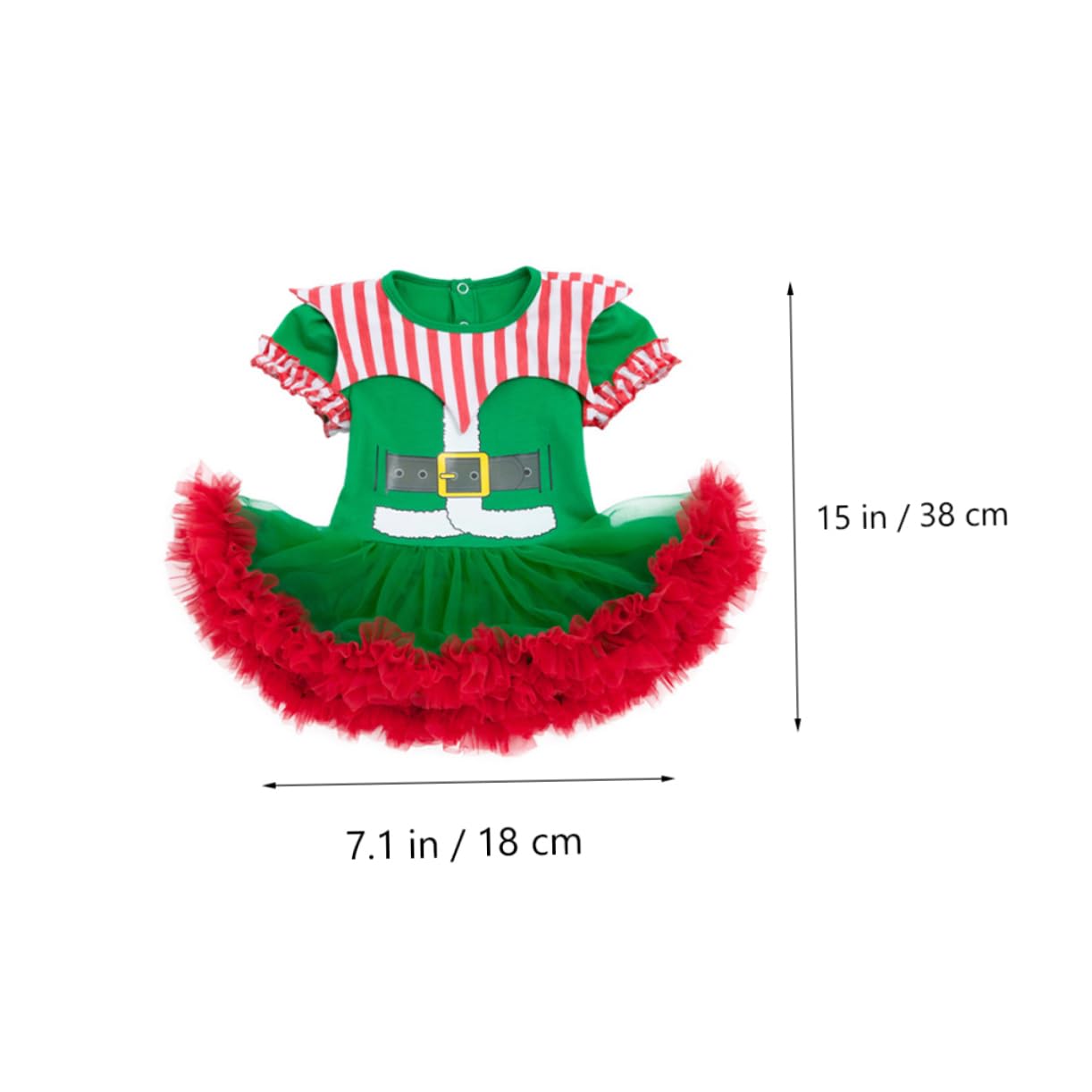 GALPADA 1 Set Vestito Del Bambino Elfo Di Natale Pigiama Costumi Per Le Ragazze Fasce Per I Più Piccoli Vestiti Per Ragazze Tutu Delle Bambino Vestito Di Natale Forniture Di