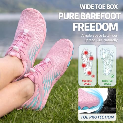 Image of ELETON Barefoot Shoes Women Men Hiking Water Shoes Wide Toe Box Zero Drop