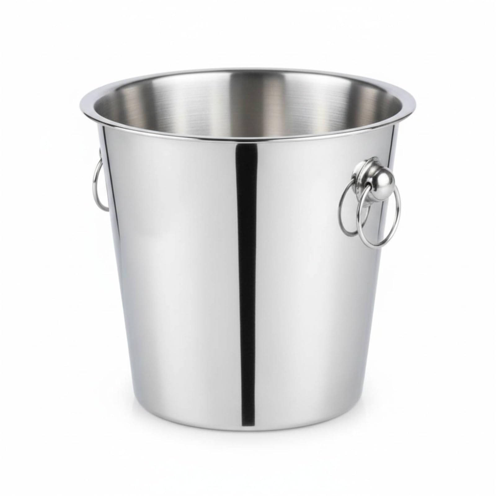 finality Stainless Steel Champagne Bucket, Wine, Ice Bucket, 3850 ml - Silver-image-15
