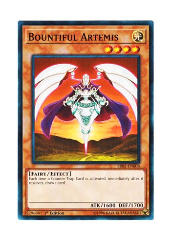 Amazon.co.jp: 遊戯王 英語版 SR05-EN008 Bountiful Artemis 豊穣の
