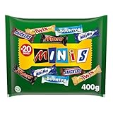 Mars surtido de chocolatinas en formato mini: Twix, Snickers, Mars, Milkyway, Bounty 400g