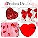 Hikkcos Valentines Cupid Costume Pink Tutu for Women Red Heart Headband and Heart Headband Sunglasses for Halloween Valentine's Day Party Supplies