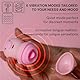 Auflegevibrator für Frauen mit 6 Vibrationsmodi und Vibrator mit zunge Sexspielzeug für frauen Auflege vibration für frauen FOPS M78