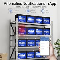 12V 100Ah LiFePO4 Batterie mit 10A Batterie Ladegeräte Batterie Monitor 300A batteriewächter 12V/24V/36V/48V Wohnmobile, Solaranlagen – Ansicht 3