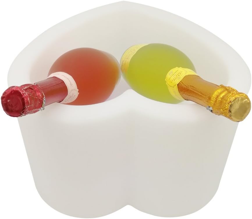 White PE Color Changing Party Ice Bucket Battery Operated TCD-2019 [Energy Class A+]