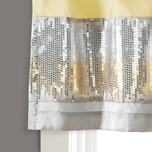 Lush Decor Night Sky Sequins Valance Curtain Single  - image 4