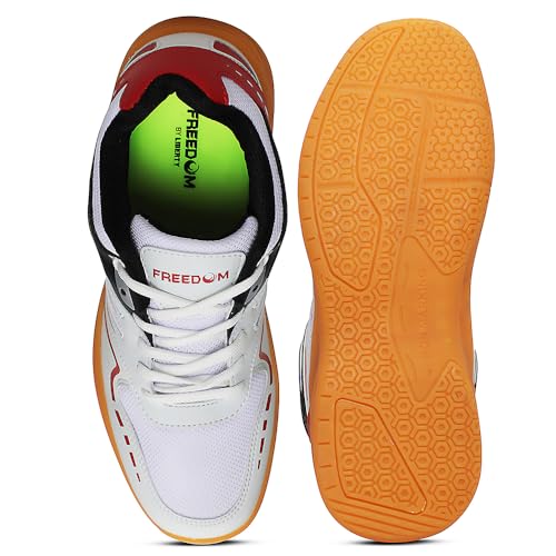 Image of Liberty Freedom S.Blue & White Tennis Shoes for Men - Memory Foam Lace-Up