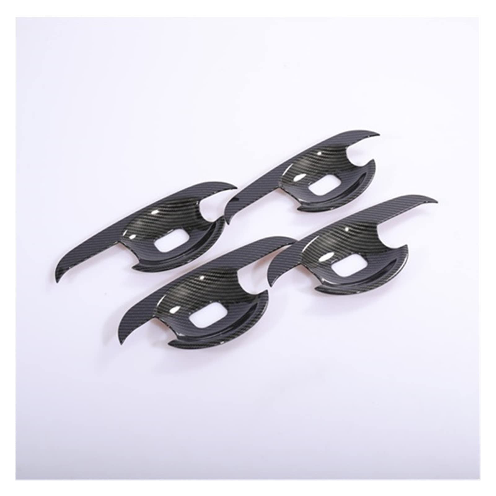 Fahbstr 2 Exterior Door Handle Cover For Koleos 009-015 Carbon Fiber Printed Car Door Handle Cover Bowl Sticker Moulding Trim(2)