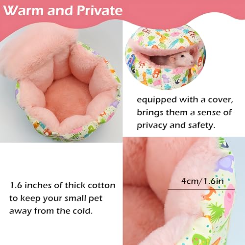 Jevnd Rat Hammock For Cage, Rat Hanging Bed, Rat Cage Accessories Warm Sleeping Nest Bed, Small Animal Cage Hammock For Rats thumb #2
