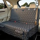 Meginc Back Seat Dog Car Seat Cover, Waterproof Car Seat Protector for Cars SUVs Trucks, Heavy Duty Non-Slip Split Bench, Dog & Kid Proof, Easy Clean, (54" W)
