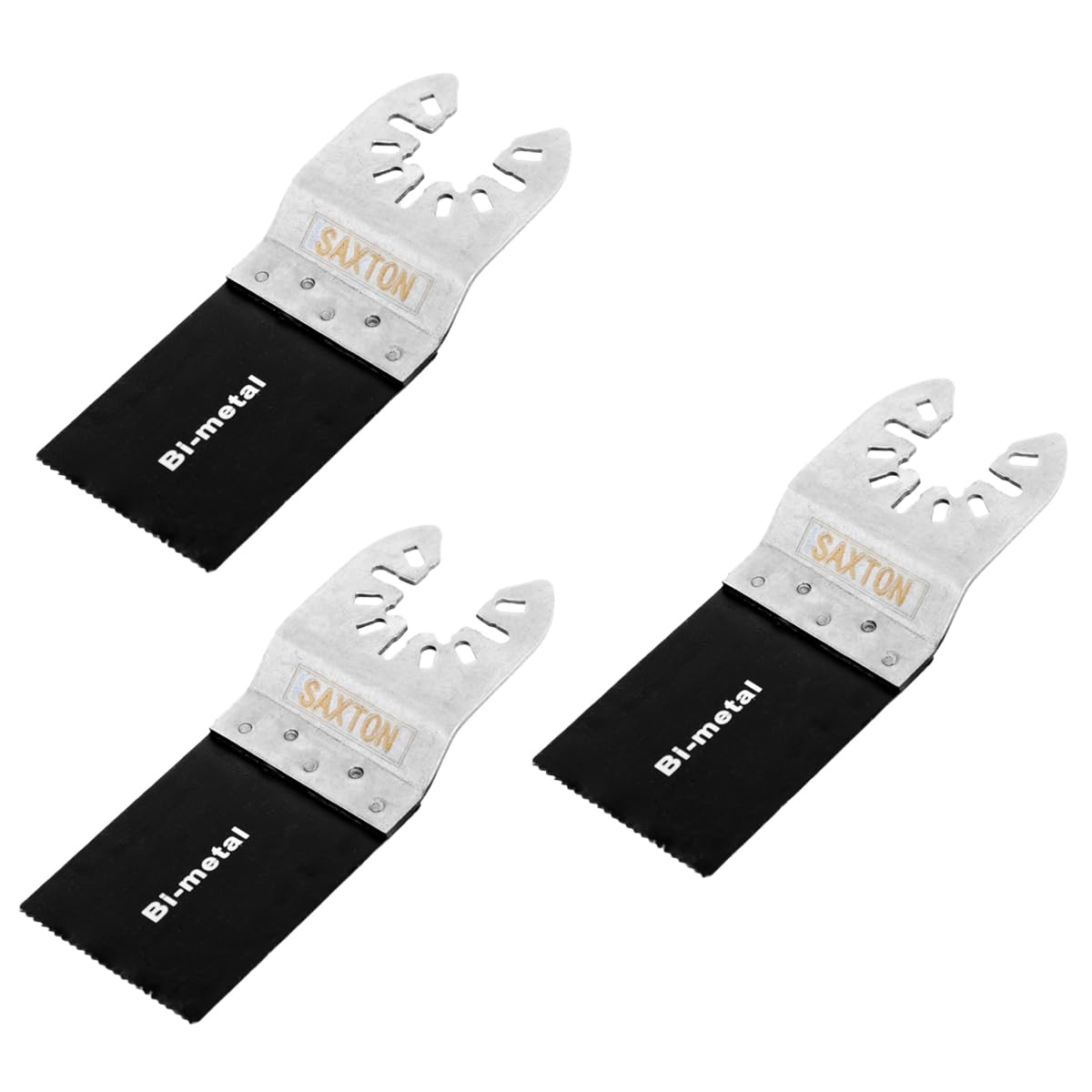 3 x Bi-Metal Saxton Blades for Dewalt Wolf Stanley Worx Oscillating Multitools