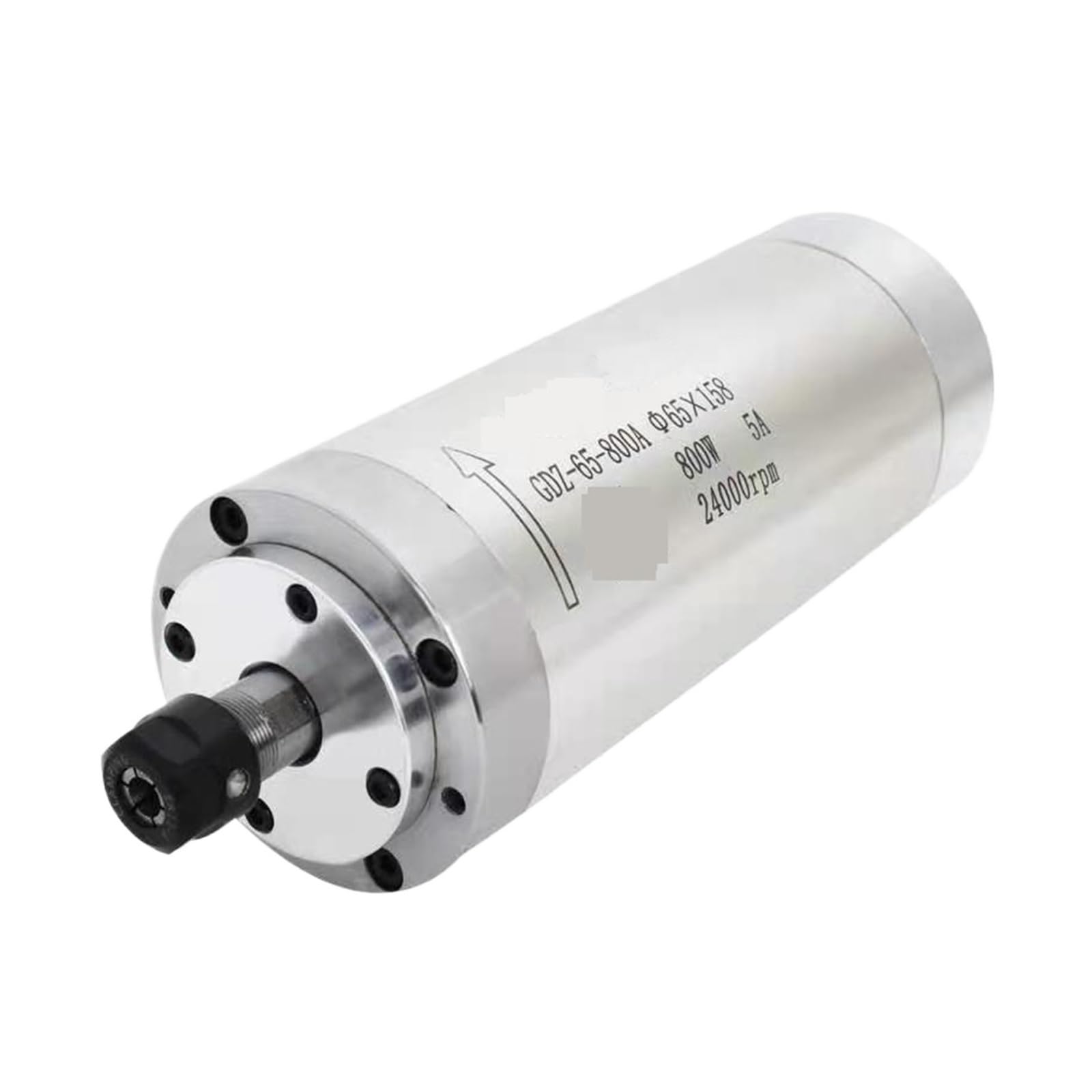 Wrzeciono Chłodzone Wodą GDZ-65-800A 0,8 KW CNC 800 W Silnik Wrzeciona Średnica 65 Mm ER11 5A Cicha, Wydajna I Stabilna Praca