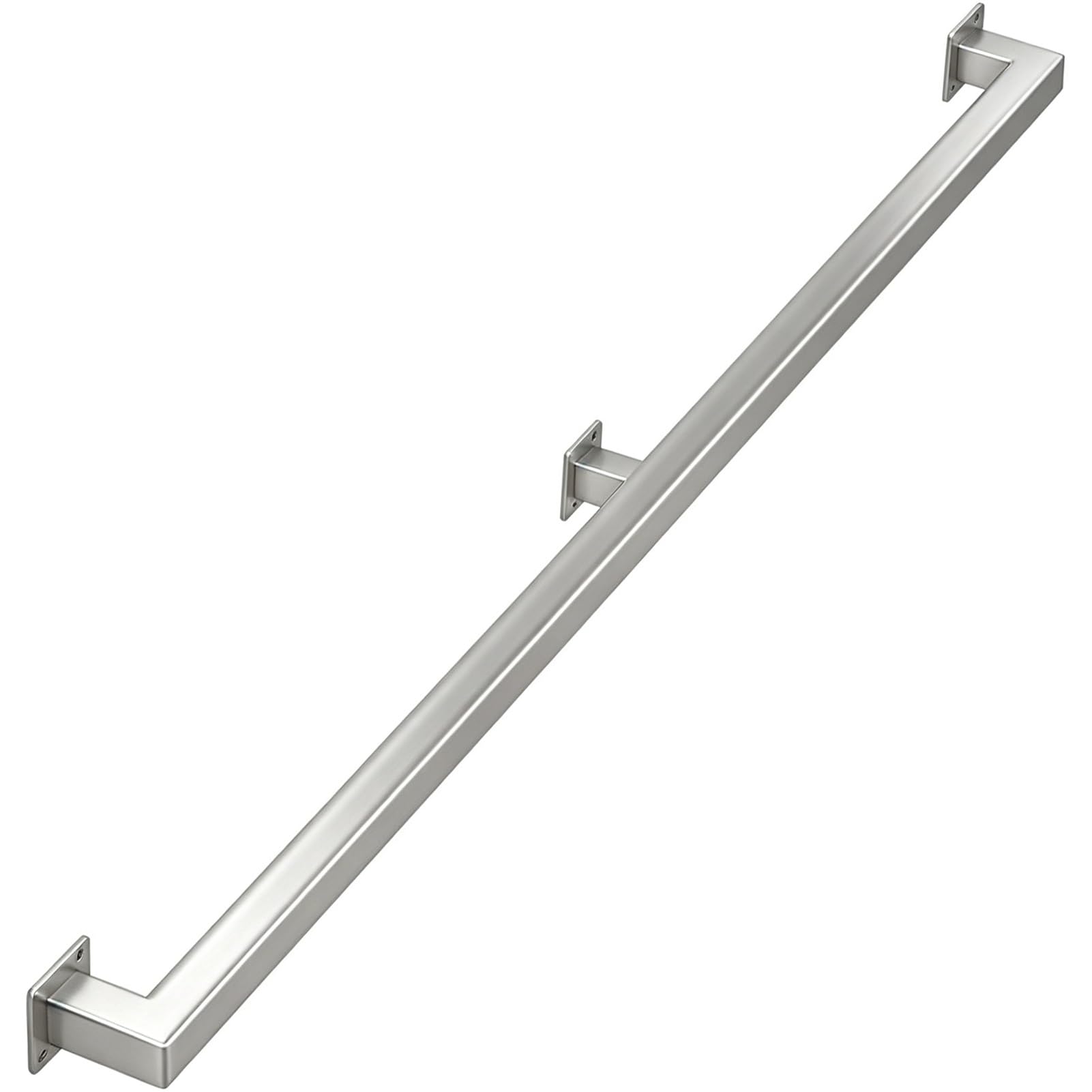 Fkxsxaz Women's 1M 1.5M 2M 2.5M 3M 3.5M 4M 5M 6M Hand Rails For Indoor Stairs And Outdoor Steps, Modern Railings Grab Bar Kit, Non-Slip Wall Mount Staircase Handrail(9Ft/2.7M)