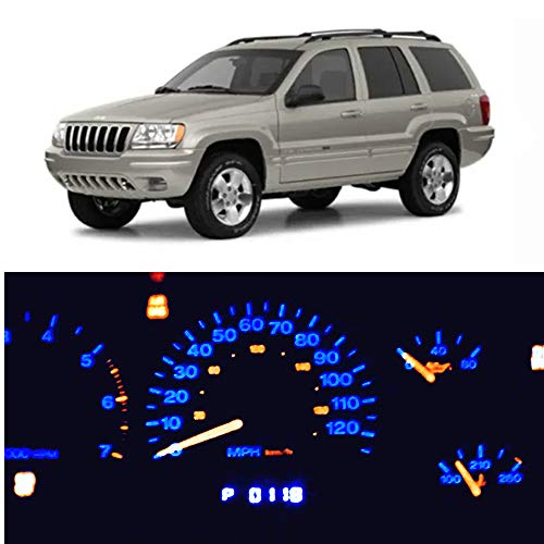 Kit de 6 Bombillas LED Azul para Tablero Jeep Grand Cherokee