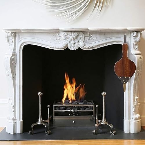AYNEFY Fireplace Bellows Wood Air Blower, Manual Fireplace Bellow Wooden Barbecue Air Blower Outdoor Cooking Fan Air Blower Barbeque Fire Tools Accessories - Thumbnail 6
