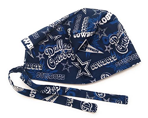 Gorro Scrub Sports Teams Ball De Algodón Azul