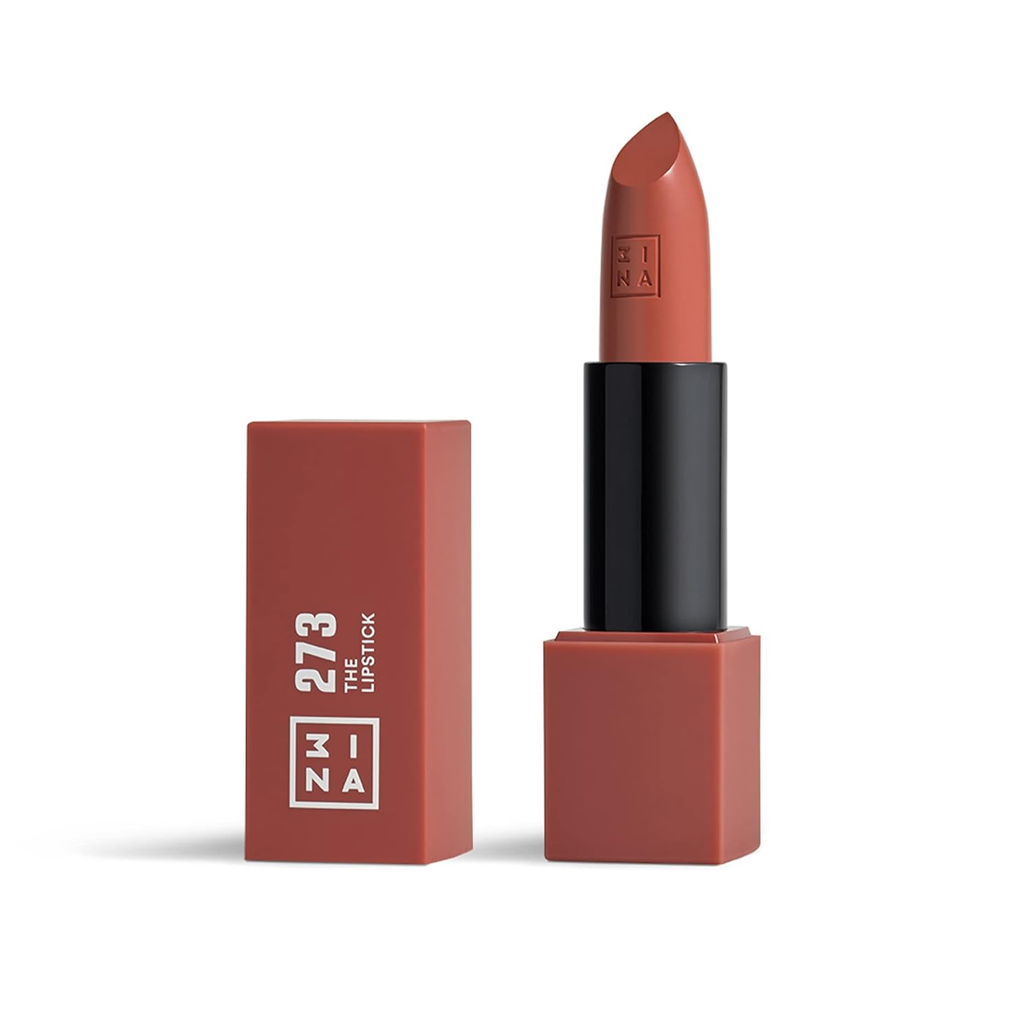 3Ina The Lipstick - Moisturizing Lipstick for Women - Semi-Matte Satin Finish with 5-Hour Long Wear - Highly Pigmented and Comfortable - 273-0.16 oz