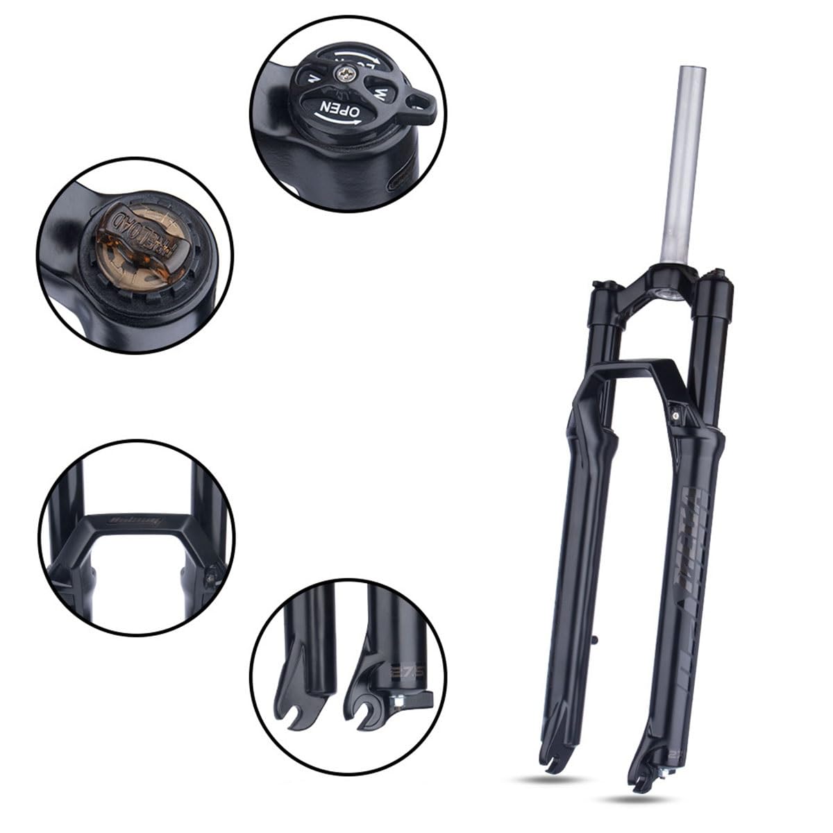 Amazon.co.jp: マウンテンバイク エアサス フォーク QR 9x100mm 2.4