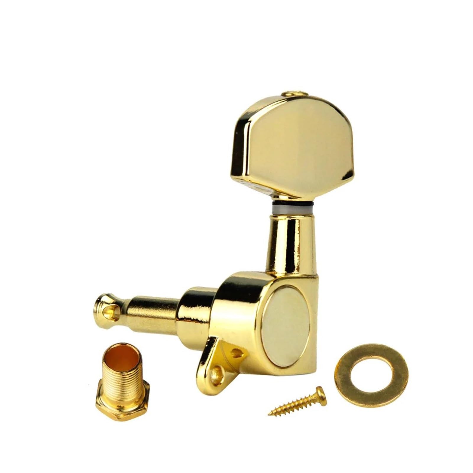 6 Teiliges Set Mit 3L3R Stimmwirbeln Für Akustikgitarren Schwarz/Gold Professionelle Gitarrenstimmwirbel | Stimmknopf für Gitarre(Gold)