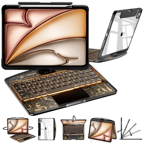 iPad L[{[hP[X 2022N iPad 10 10.9C`ё11 11C` (A16,2025) p L[{[hP[X RGBobNCgA360°]gbNpbhAX^CXXbgt ubN