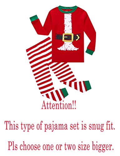 Image of KikizYe Little Big Boys Long Sleeve Pajama Sets 100% Cotton Pjs