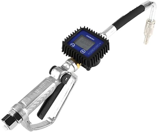 Pistola de medición de aceite electrónica, medidor digital de gasolina, nueva bomba de transferencia de aceite operada por aire con batería, bomba