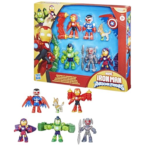 Hasbro Marvel- Iron Man IMF Armored UP Avengers Pack, Color (5010996313355)