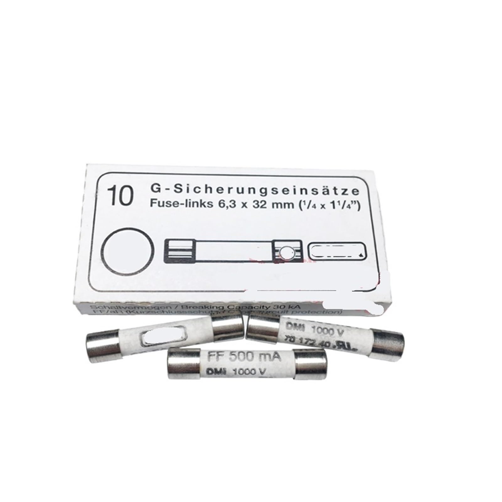 Fusible cerámico for multímetro F15BF17B 1000 V 6 x 32 FF 500 mA(1pcs)