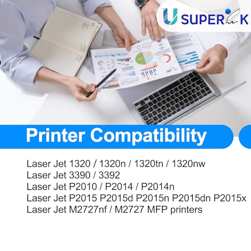 Cartuchos de toner SuperInk compatíveis para impressora HP Q5949X 49X de alto rendimento (1 preto) s