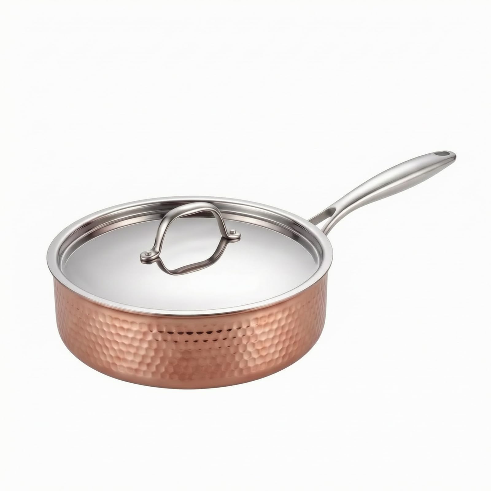 Sauteuse avec Couvercle Texturé, 26CM