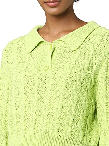 Image of ONLY Women's Cotton Blend Polo Neck Regular Fit Sweater