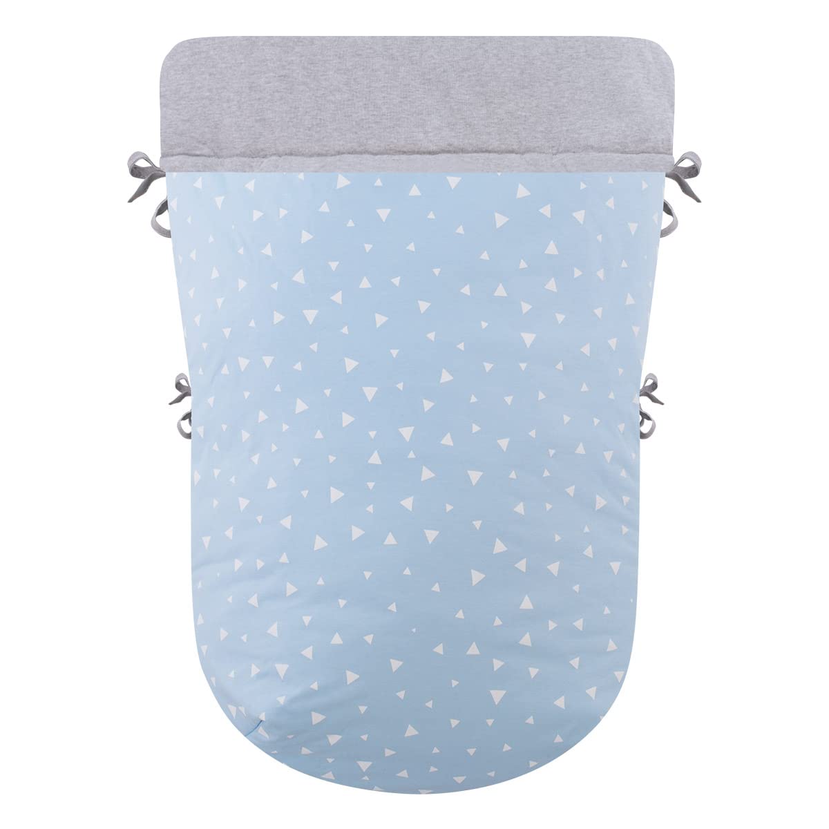 JYOKO KIDS Sacco Coperta per Bambino copri piedi per passeggino, Cotone Primavera/Mezza stagione (80 Cm, BLUE SPARKLES)